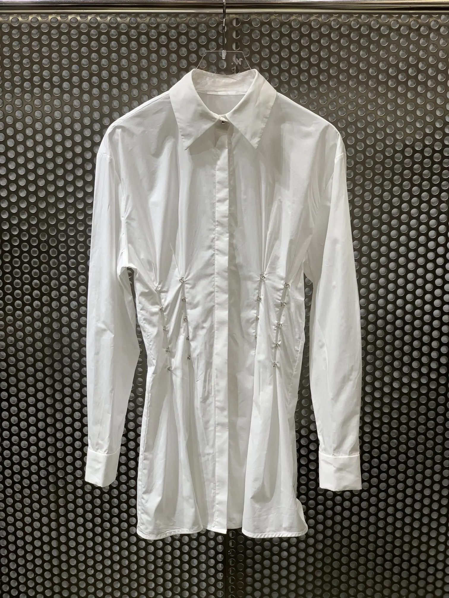 

Новинка Весна 2021, Женская хлопковая белая рубашка с длинным рукавом, Стильные повседневные платья для дам Ddxgz2 3,04