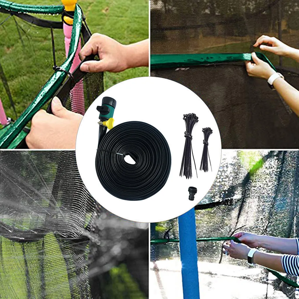 

Trampoline Sprinkler Outdoor Kids Water Sprinkler Summer Water Fun for Kids Yard Toys Sprinkle Easy to install Dropshipping #45