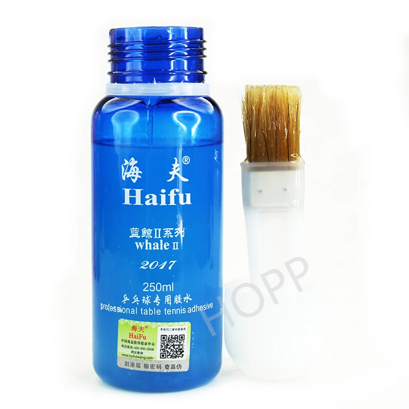 

HAIFU WHALE 2 Table Tennis Speed Glue 250ml Sponge Booster Effect Whale Tune Synthetic Glue Original HAIFU Ping Pong Glue