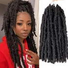 6 упаковок, мягкие косички для волос, 20 дюймов