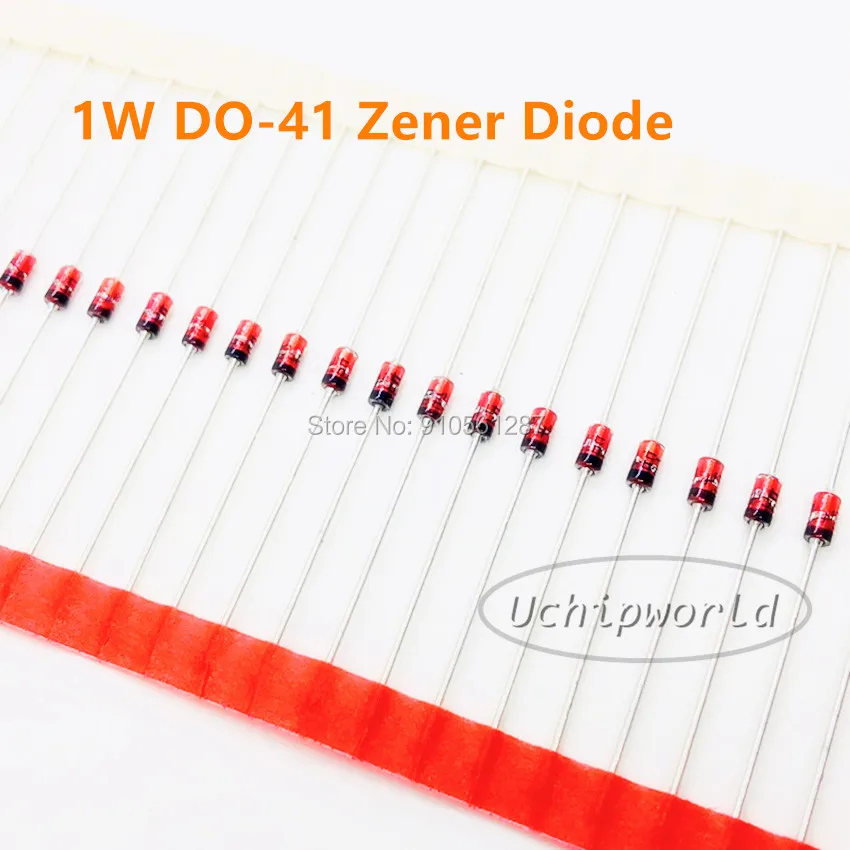 Диод Зенера 1 Вт DO-41 1N4736A 6V8 1N4737A 7V5 1N4738A 8V2 1N4739A 9V1 1N4740A 10 в 1N4741A 11 1N4742A12V 1N4743A 13 1N4744A 15 |