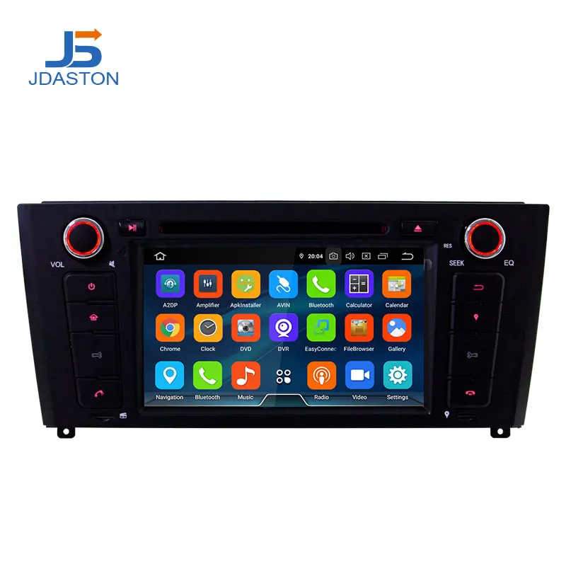 JDASTON Android 10 0 автомобильное электронное радио стерео видео DVD плеер для BMW 1 серии E81