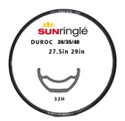 Горный обод Sunringle Durac 303540 27,529 дюймов рукав край 32H28H алюминиевая ободковая безободковая готов для XC TR велосипед ЗАПАСНЫЕ ЧАСТИ