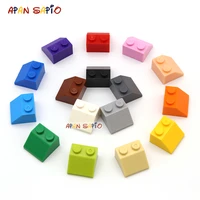 400pcs diy building blocks thick figure bricks slope 2x2 educational creative size compatible with plastic toys for children