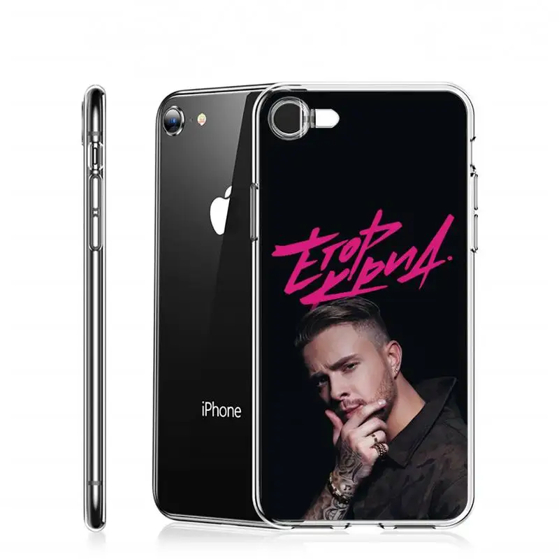 

Russian rapper singer Egor Kreed Phone Case Transparent for iPhone 6 7 8 11 12 s mini pro X XS XR MAX Plus