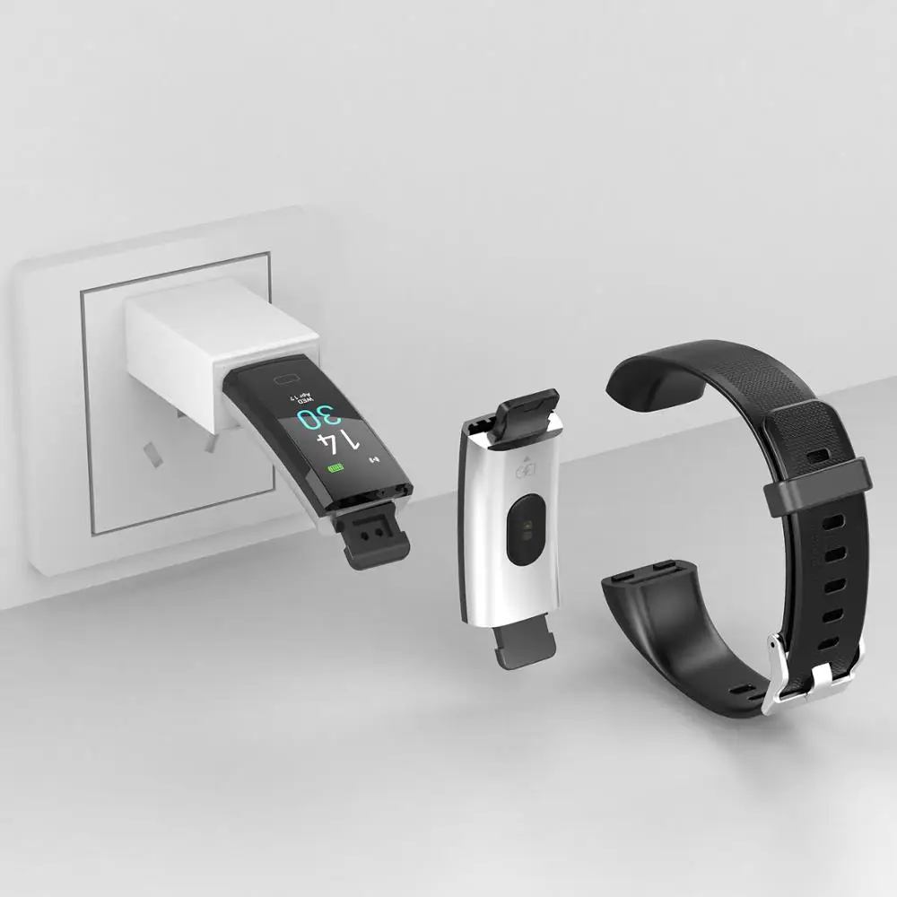 Смарт-браслет IP68 Bluetooth-Совместимость 4 2 BPM кровяное давление Шагомер