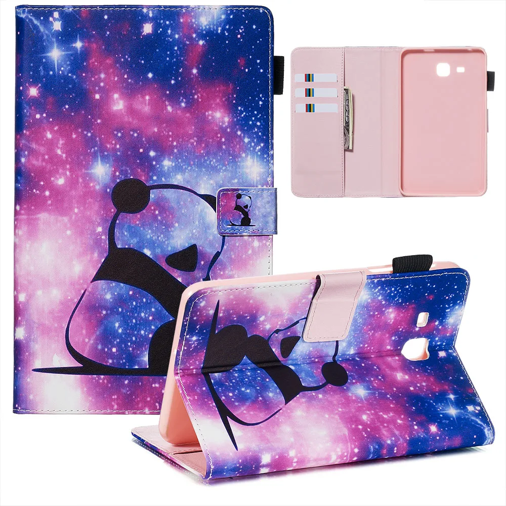 Чехол из ТПУ с откидной крышкой и подставкой + чехол искусственной кожи для Samsung