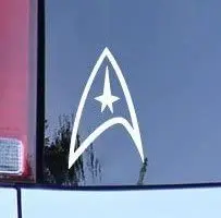 Фото Закат графика и наклейки Звездный путь логотип Федерации виниловая