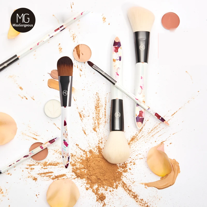 Бренд Miss Gorgeous 3 шт. набор кистей для макияжа Косметический консилер подводка глаз
