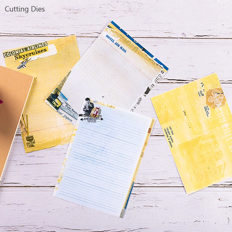 Бумажный фон в форме конверта 8 шт./лот бумажная наклейка виде бархата наклейки