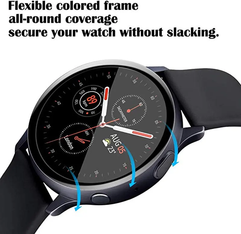 Стеклянная Защита экрана для Samsung Galaxy Watch Active 2 44 мм 40 ультратвердая HD прозрачная