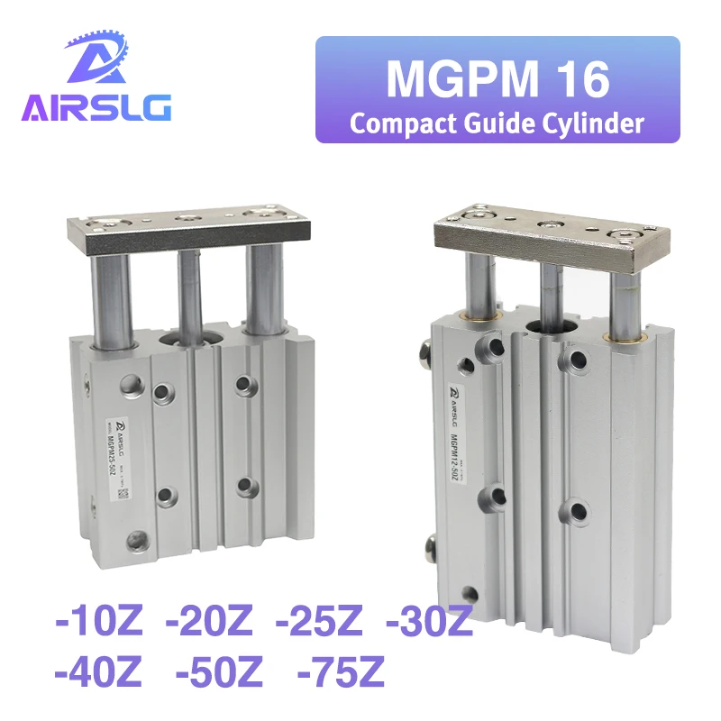 

MGPM MGPM16 -10Z -20Z -25Z -30Z -40Z -50Z -75Z Three-axisthin Rod Cylinder Compact guide with Stable pneumatic