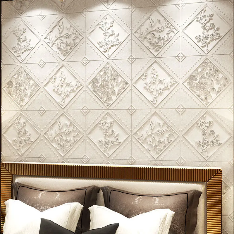 Самоклеящиеся 3D обои 1 шт. 70 Х70 см Объемные рельефные водонепроницаемые наклейки