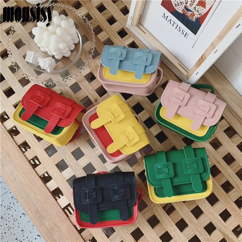 Monsisy 2020 новый кошелек для маленьких девочек и сумочка Детский Детская сумка на