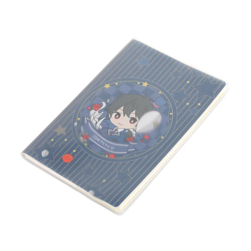 Записная книжка в стиле аниме с персонажами мультфильмов студенческие