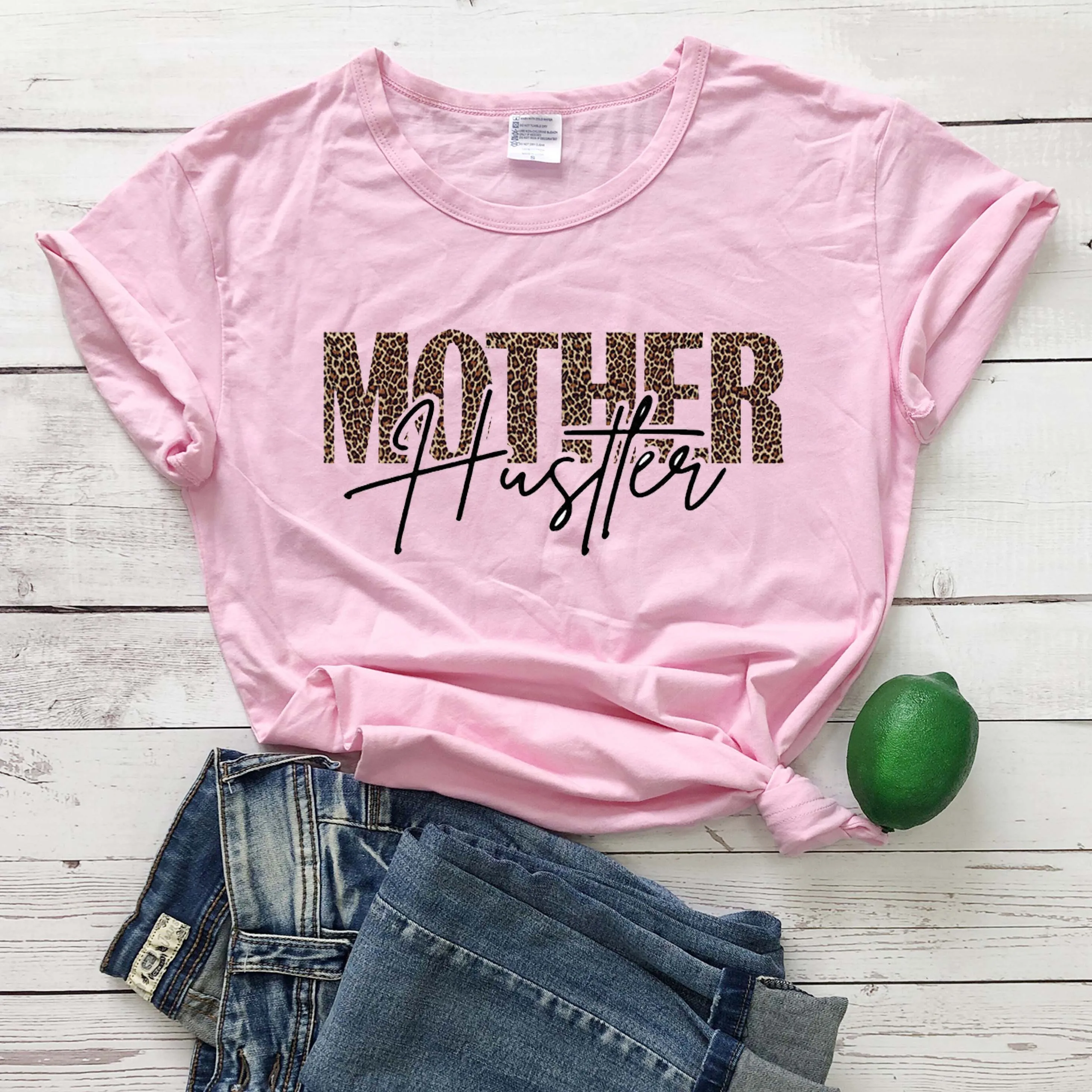 

Mother Hustler pure cotton women fashion funny slogan grunge tumblr cotton casual aesthetic camisetas tees vintage mother gift