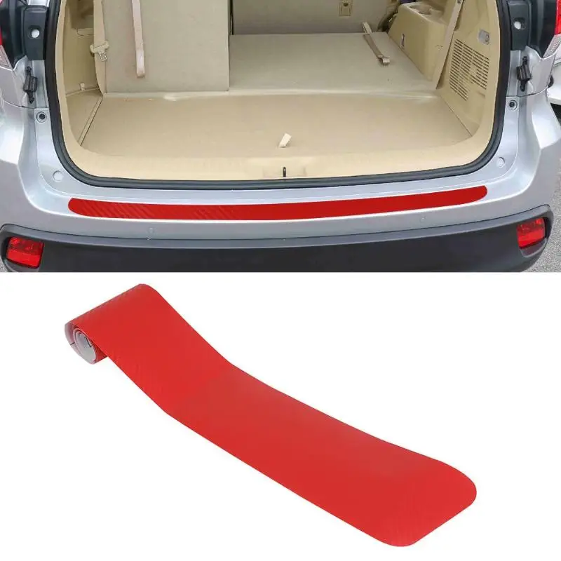 Автомобильный задний бампер багажник хвост губы углеродное волокно защита