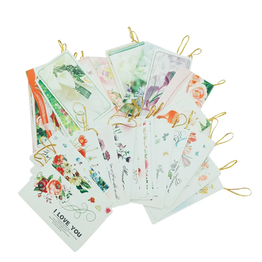 

10 шт. романтические цветочные серии, золотая линия, подарок, фотокарточки «сделай сам» для влюбленных, фестивалей, свадеб, вечеринок, Рождес...