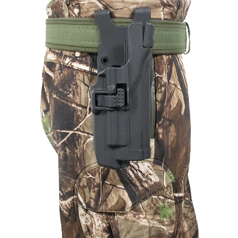 

Gun Accessories Belt Gun Holster fit for Glock 17 18 19 30 31 with Flashlight FS Brand LV3 Belt Holster