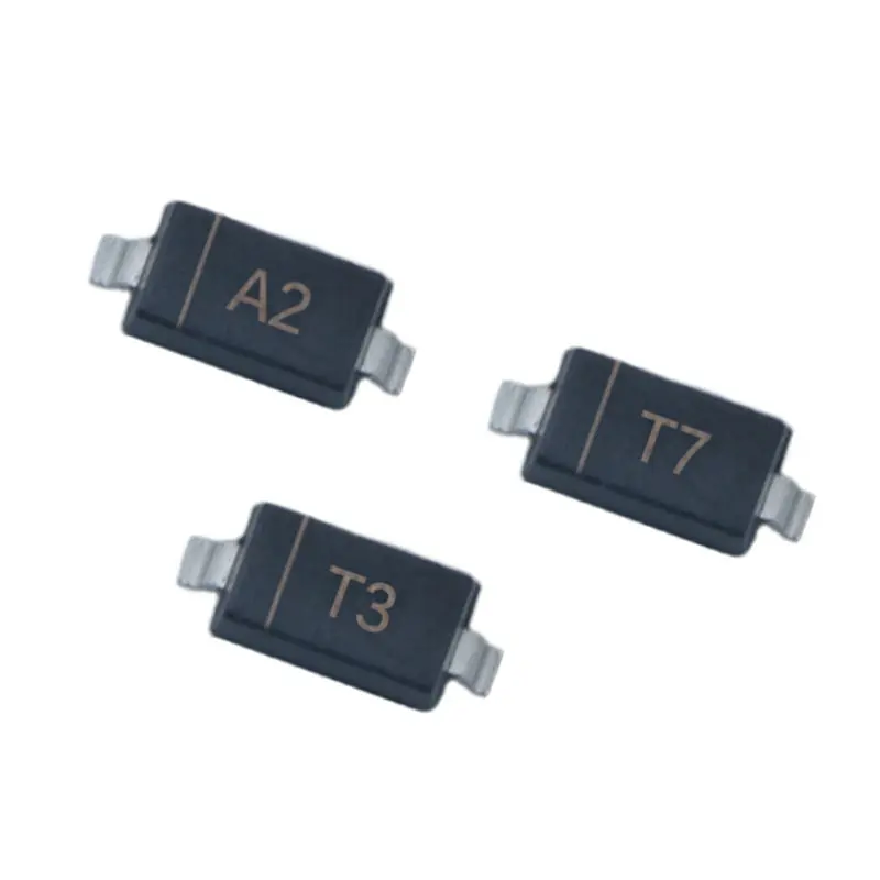 Диод быстрой переключения SMD SOD-100 1N4148W A2 1N4007W T7 1N5819W S4 T4 1N5819 SL 1N4007 1N5817 123 V 100 шт. |
