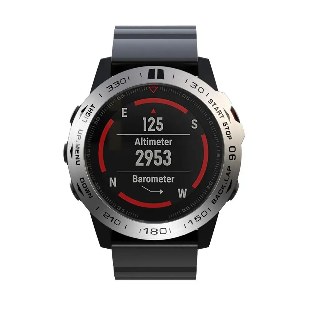Для Garmin Fenix 5X/Fenix5X Plus Часы Ободок кольцо клейкая крышка нержавеющая сталь умные часы аксессуары защитный чехол#1205