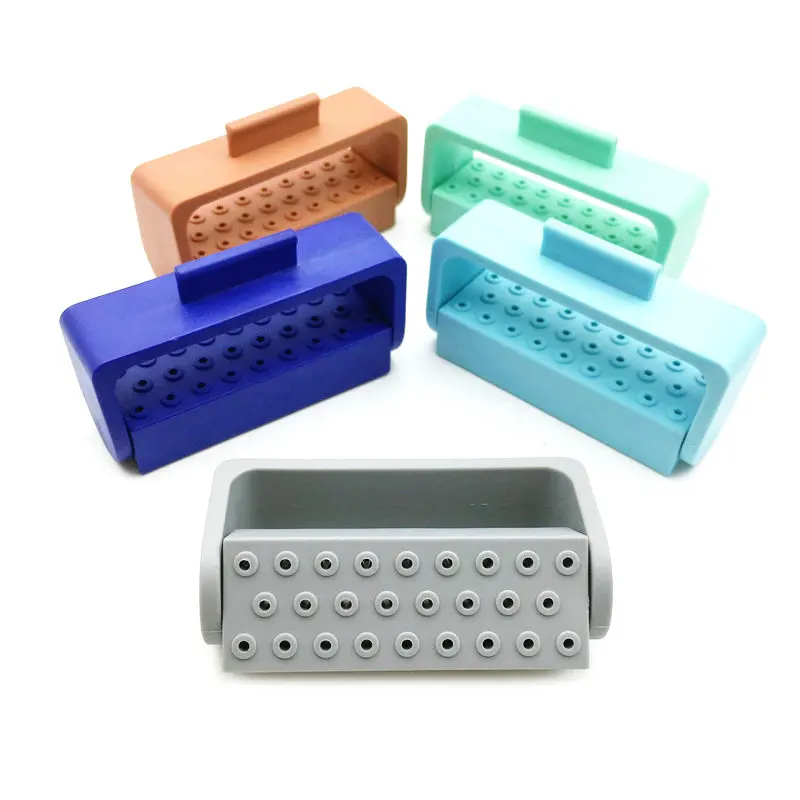 5 шт./лот стоматологический держатель для боров 26 отверстий ящик