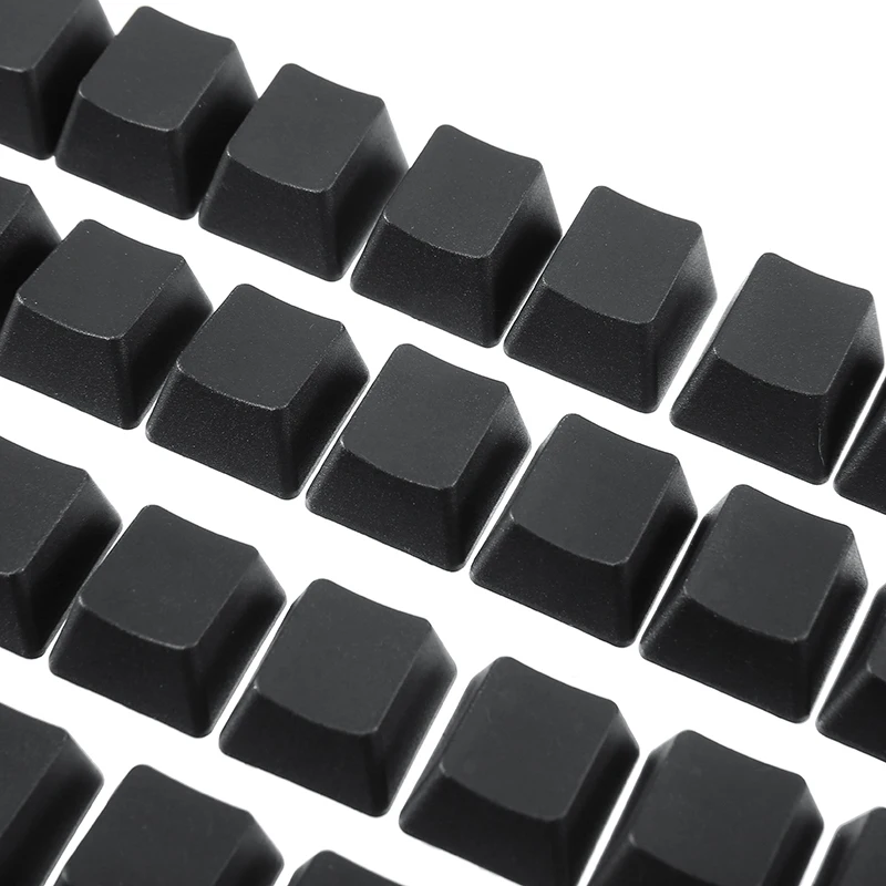Черная пустая 61 клавиатура клавиша игровая клавиши черная Толстая PBT колпачки