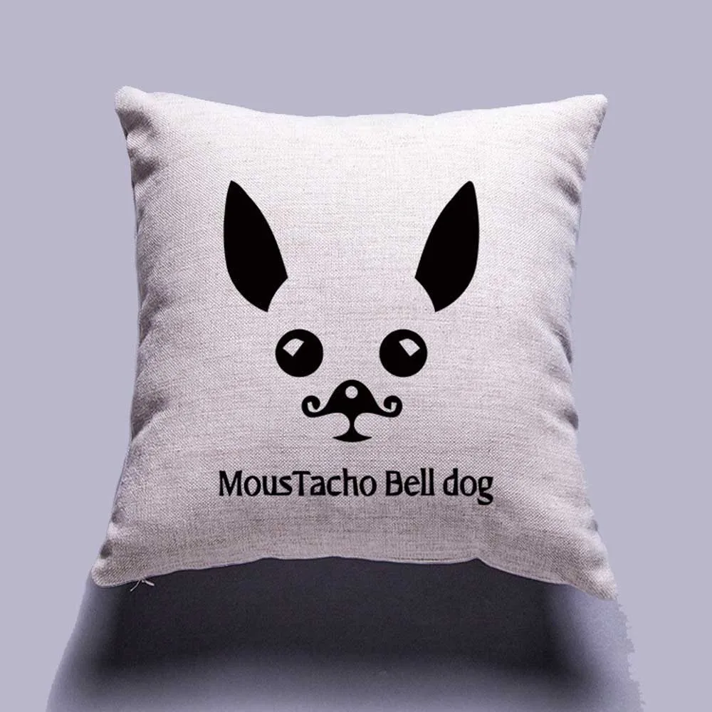 Черная подушка с буквенным медведем чехол для подушки льняная дивана автомобиля