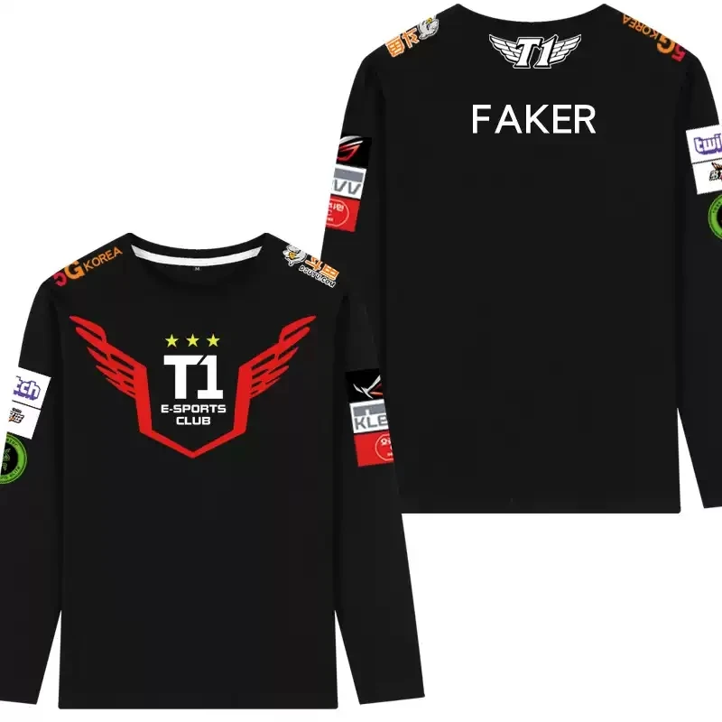 

В наличии игровая Униформа LOL Team SKT T1 для игроков S10, униформа чемпиона мира Faker, одинаковая куртка, размеры XS-4XL 2021 Новинка