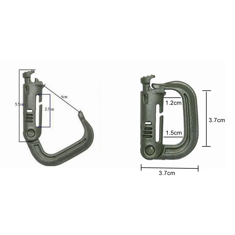 Тактический крюк для рюкзака военный тренировочный Молл крючок ремня активного