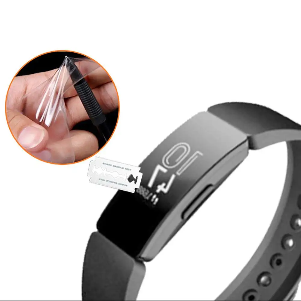 12pcs high clear tpu screen protector film for fitbit inspire hrfitbit inspire wearable devices smart accessories free global shipping