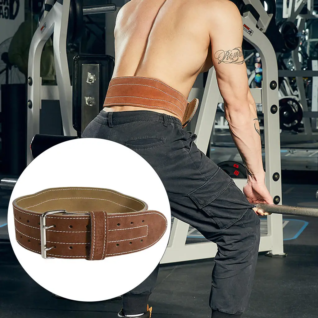 

Weightlifting Belt Fitness Training Gym Wide Bodybuilding Powerlifting PU