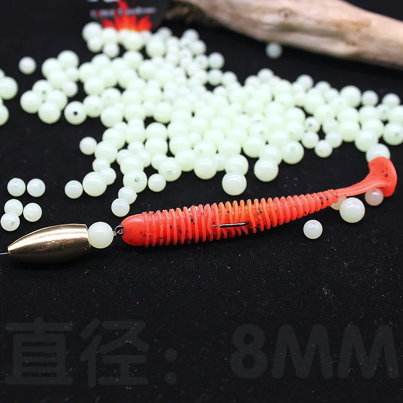 Пробка для рыболовных бусин 100 шт./лот 5-10 мм овальная светящаяся круглая | Спорт и