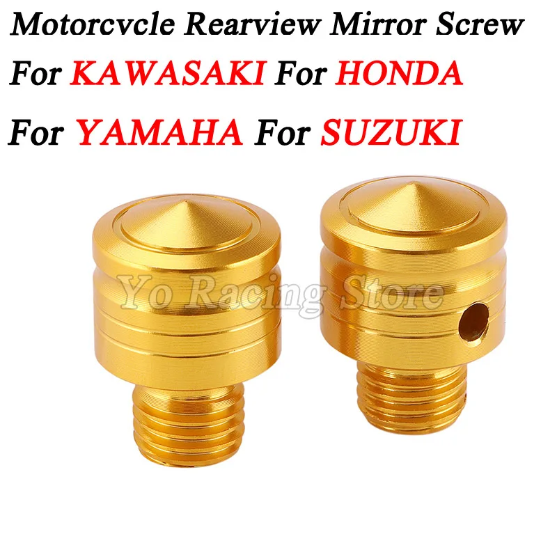 

Motorcycle Rearview Mirror Stainless Steel Thread Bolts Adapter Screws For Honda For Yamaha For Kawasaki New High Quality Parts