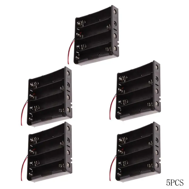 5 шт. пластиковые чехлы для хранения батарей 4x18650|Аксессуары и ЗУ| |
