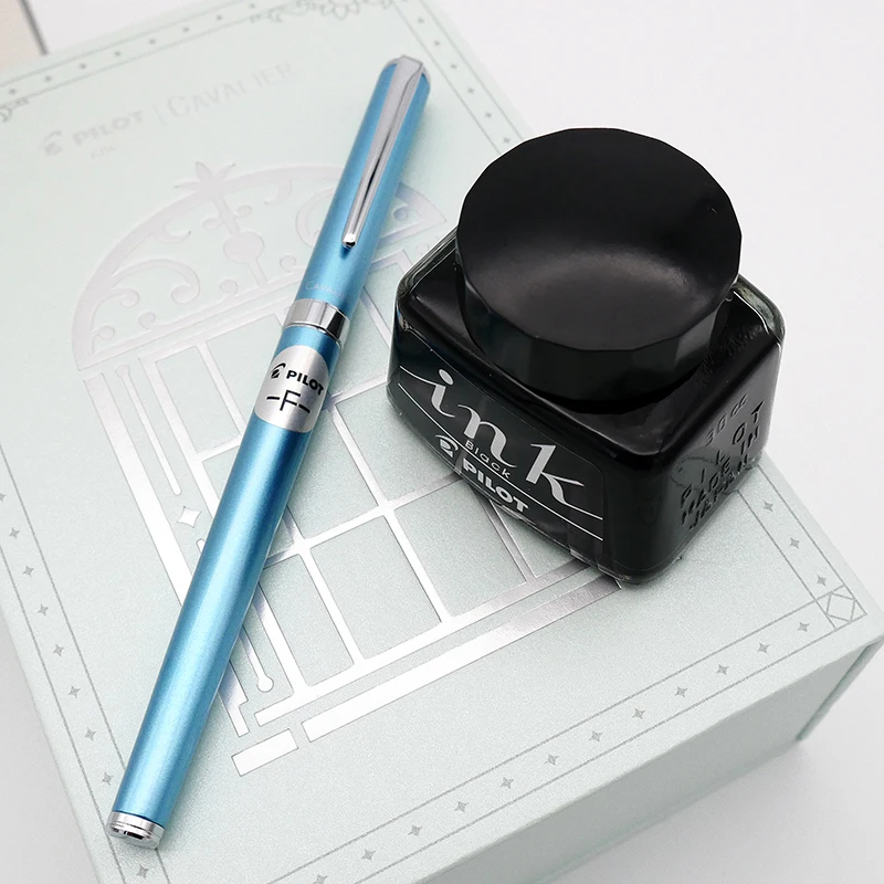 Японская ручка пилот кавалер металлическая чернила французский набор