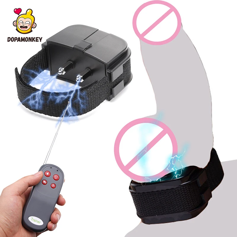 Беспроводной Пенис с дистанционным управлением Электрический шок секс