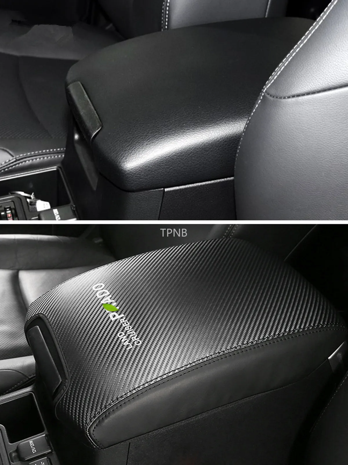 Защитный чехол из углеродного волокна для поручней Toyota Land Cruiser Prado 120 2003 2004 2005 2006 2007