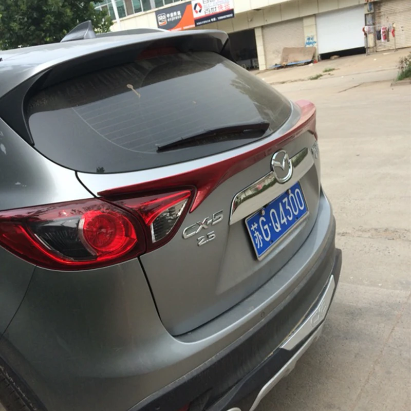CX 5 ABS Неокрашенный Праймер задний Средний спойлер крыло для Mazda 2012 2016|spoiler wing|rear