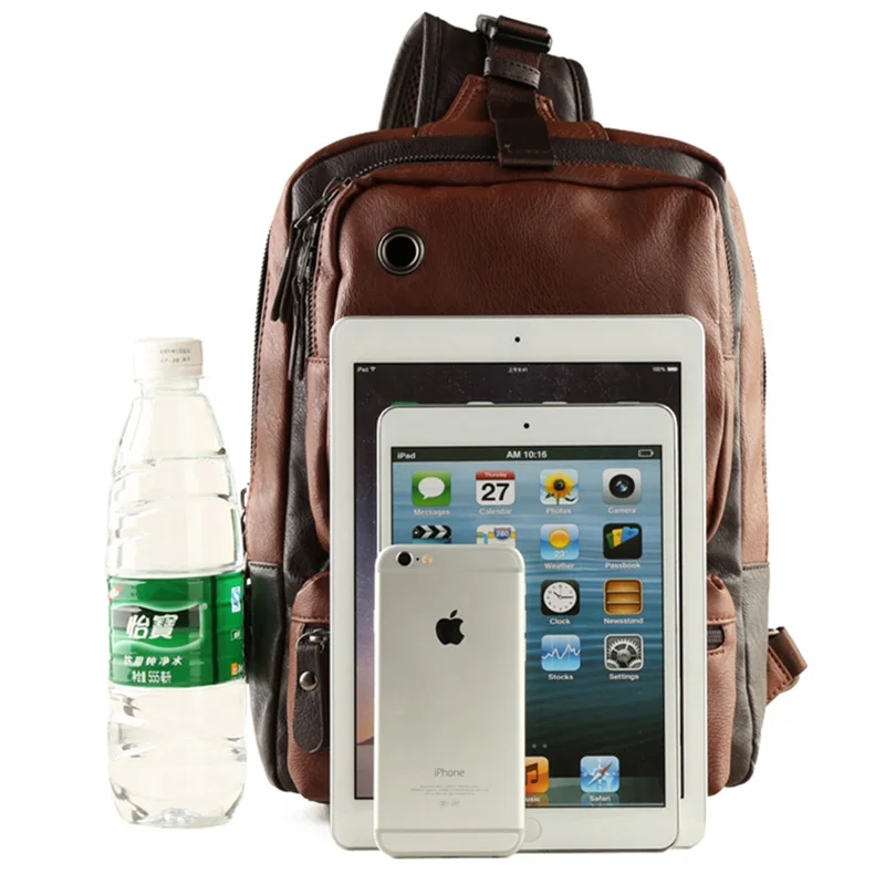 2020 Новая модная мужская сумка-мессенджер из искусственной кожи Портфолио для