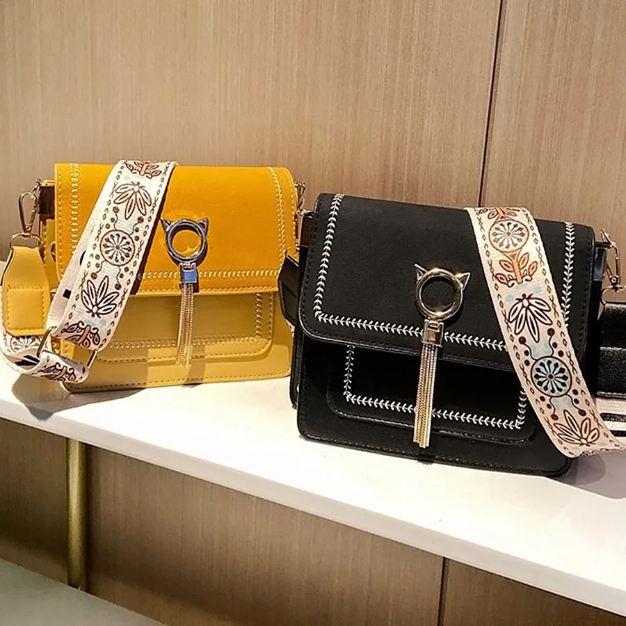 

2021 Broadband Ladies Bag Messenger Shoulder Handbag Exquisite Simple Design Ladies Casual Bag Bolsa feminina