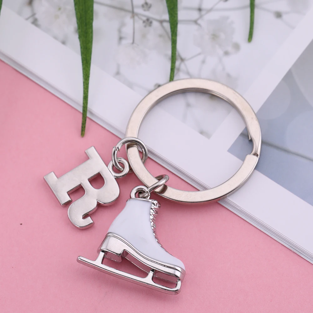 Роскошная оригинальная белая 3D обувь для катания на коньках с подвеской в виде