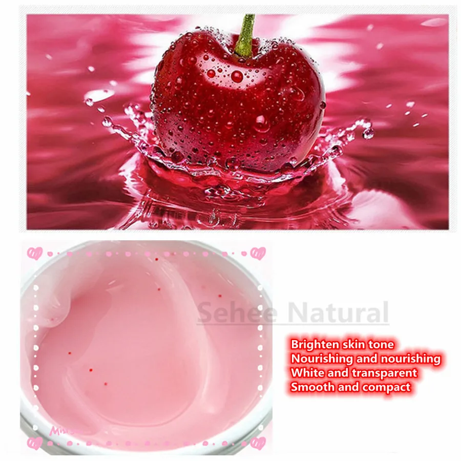 Cherry Sleeping Mask Ultra Moisturizing Brighten Skin Tone 1kg Skin Care Products Beauty Salon