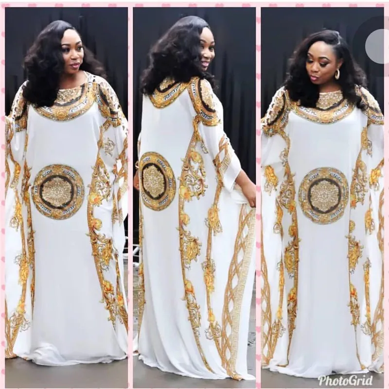 African Women Casual Digital Print Loose Long Dress Dashiki Dresses For Tribal Ethnic Ladies Clothing | Тематическая одежда и