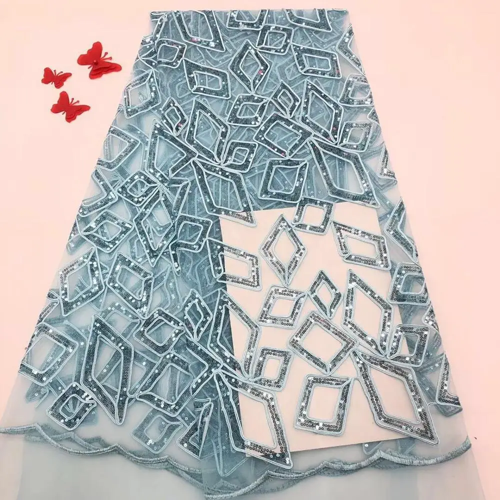 Лучшая продажа алмазной формы блесток кружевная ткань 2019 вышивка Французский