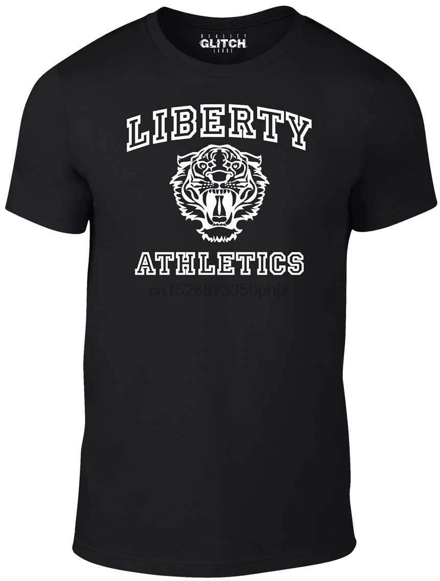 Liberty Athletics Футболка мужская футболка 13 причин Tiger Pride Why Basketball High Cool casual pride Мужская