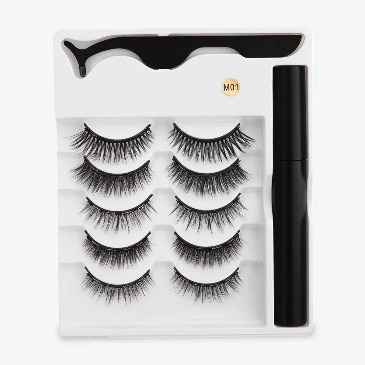 5 магнитов для ресниц магнитная жидкая подводка глаз накладные ресницы и пинцет