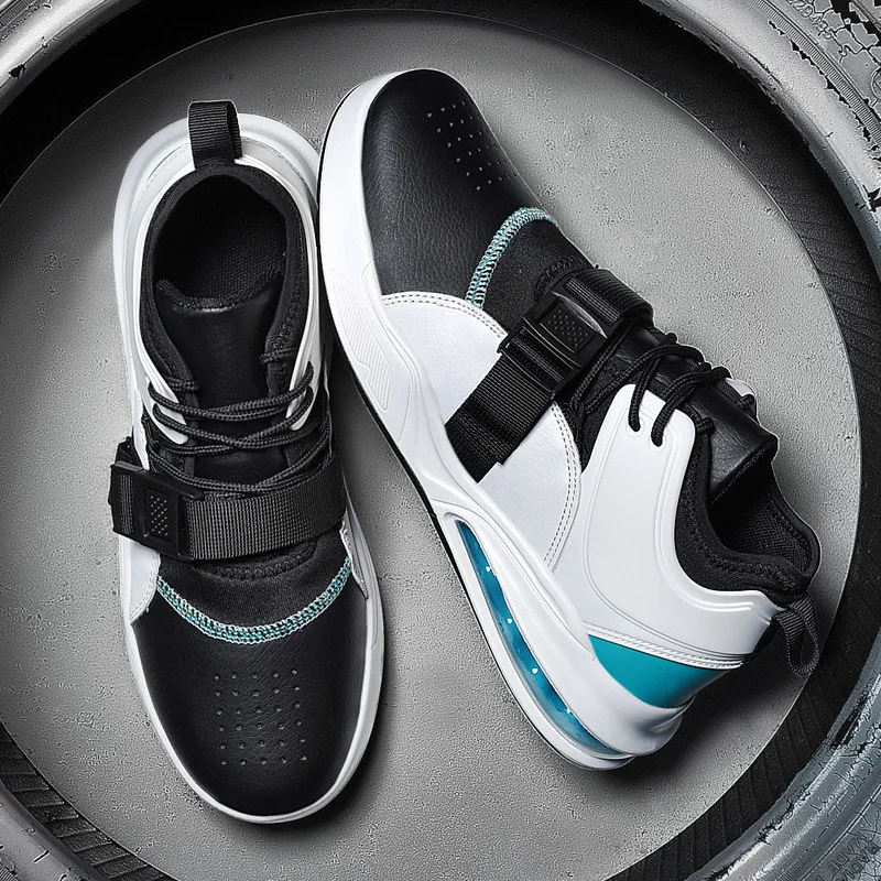 

Four Seasons Celebrities With The Same Cushion Sports Color Matching Trendy Running Student Youth Basketball Men's Shoes