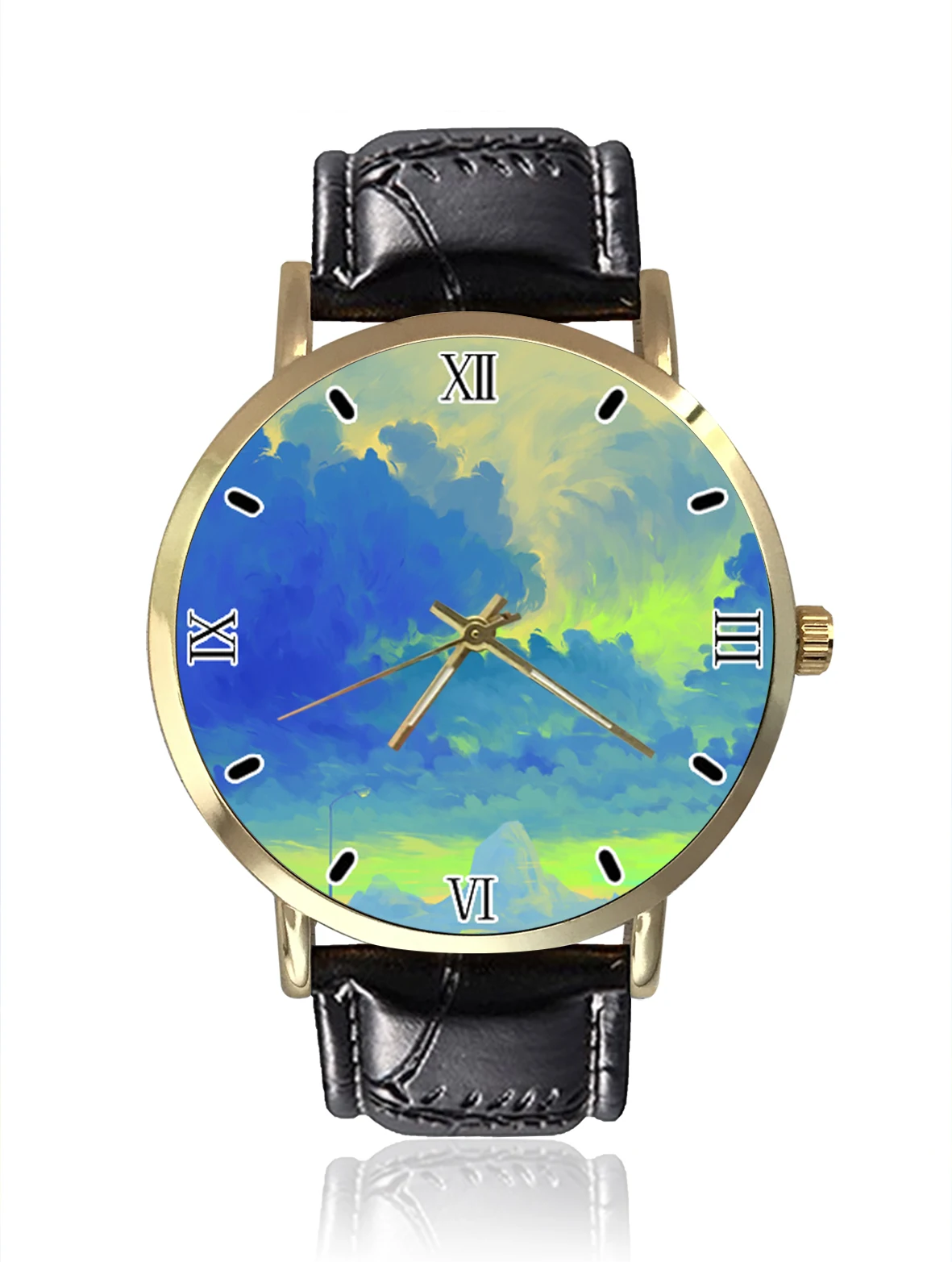 

2021 Men's Minimalist Fashion Quartz Watch Leather Belt Quartz Elegant Ultra Thin Watch Business Clock Simple Design Fa