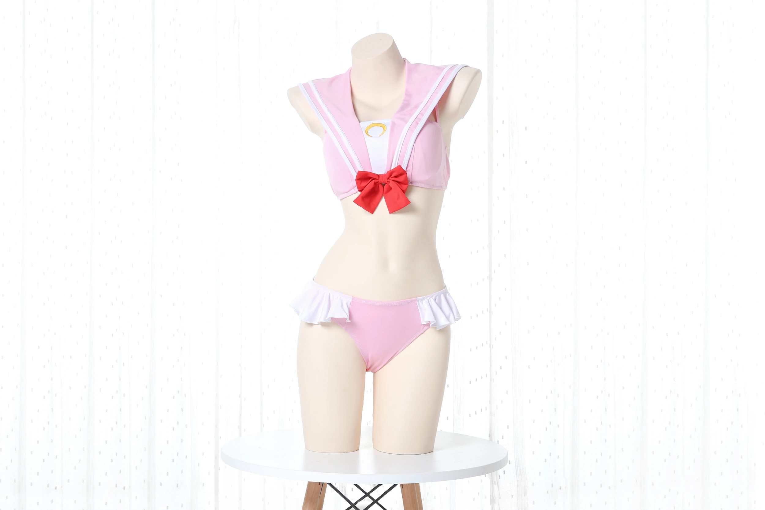 Новое Сексуальное Милое женское розовое нижнее белье матросский костюм